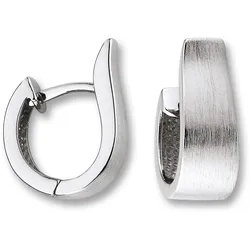 Paar Creolen ONE ELEMENT "Ohrringe Creolen aus 925 Silber", silber, Ohrringe, Damen, Damen, Silber 925 (Sterlingsilber), Sanfte Linie – unaufdringlich und geschmackvoll