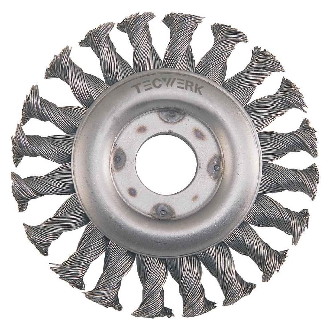 Tecwerk Rundbürste Ø 115 mm Drahtstärke 0,5 mm Stahl 12 mm 12500 min-¹ (2000841185)