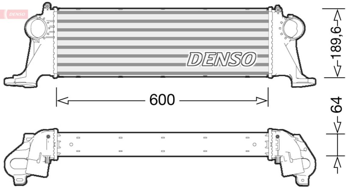 Ladeluftkühler DENSO DIT12004