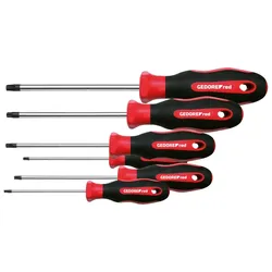 GEDOREred R38402006 Schraubenausdreher-Set 6-teilig