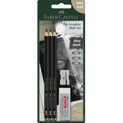 FABER-CASTELL Bleistift-Set Pitt Graphite