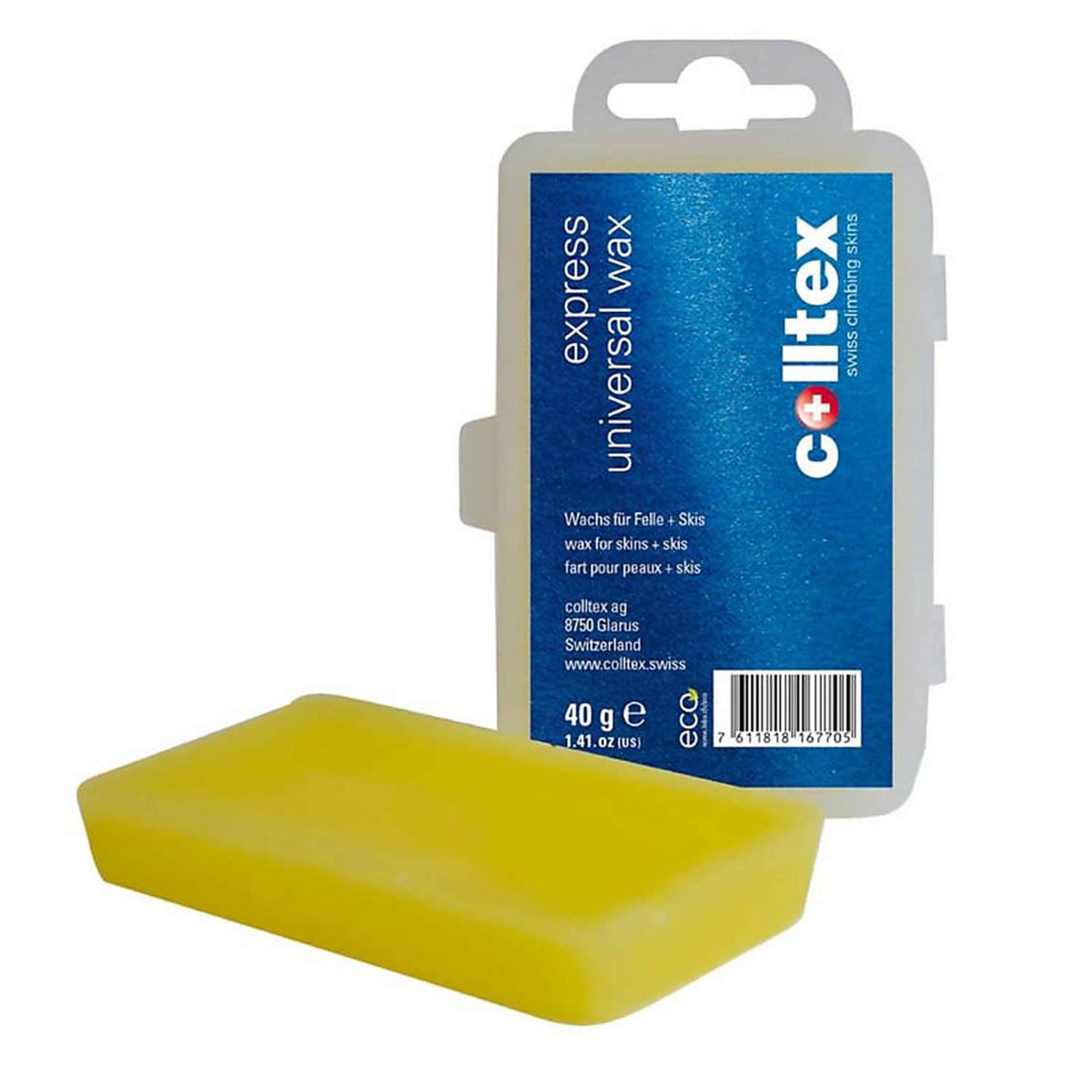Colltex Express Universal Wachs Skiwachs & Skipflege blau Größe 40g