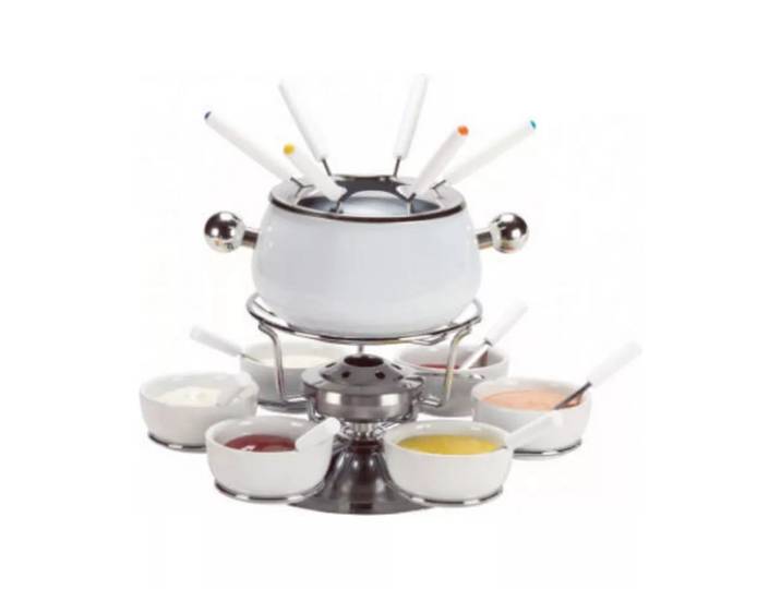 Nouvel - fleischfondue-set sarina, Silber