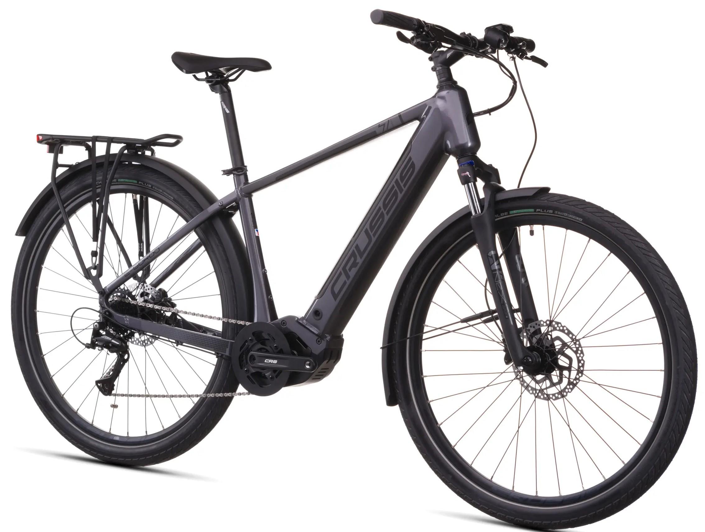 28 Zoll E-Trekking Elektrofahrrad Crussis 2026 Gordo 7.11-(715Wh) 19,88Ah 75Nm Rahmenhöhe 20"(51 cm) Grau/Matt