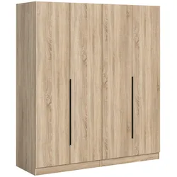 Drehtürenschrank KOPENHAGEN ca.160x181x52cm Sonoma Eiche