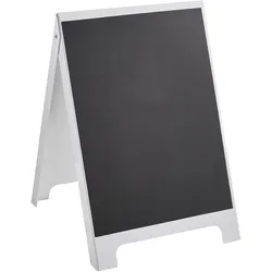 Kundenstopper PS-STOP 50,8 x 80 cm, mit Kreidetafel, weiß