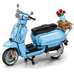 Reobrix 11037 Motorroller Klemmbaustein Modell Blau 1106 Teile ab 14