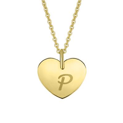 Kettenanhänger ONE ELEMENT "Herz Herz", gold, Schmuckanhänger, Damen, P, Gelbgold 333 Gold, Gelbgold 333, Gold, Kettenanhänger, Liebevoll gearbeitet – ein schönes Geschenk für besondere Momente