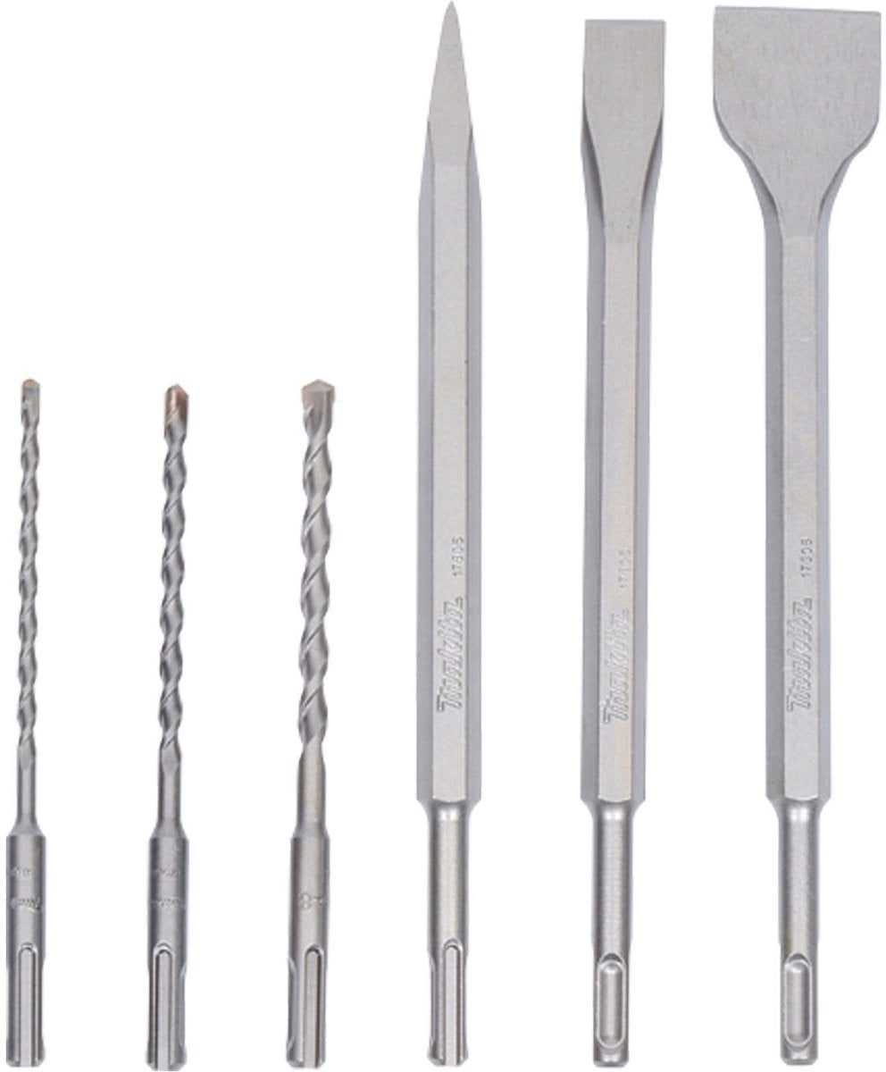 Makita SDS-plus boren- en beitelset SP, 6-delig D-58920
