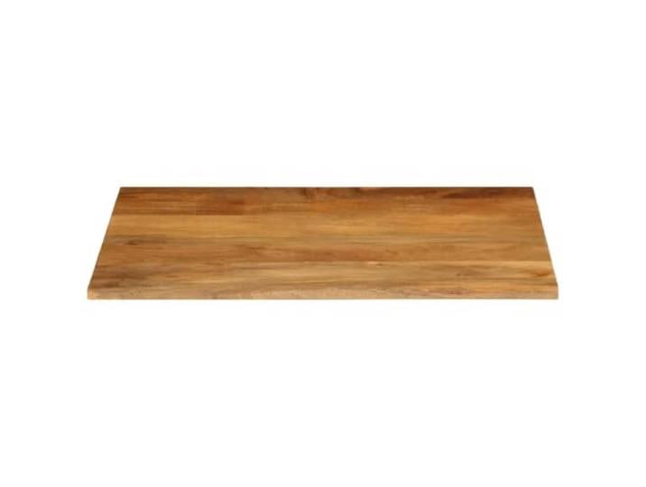KTHLBRH Tischplatte mit lebenden Kanten, 110 x 80 x 3,8 cm, Massivholz Eichen-Finish, leicht zu reinigende Oberfläche, geeignet für Zuhause und Büro