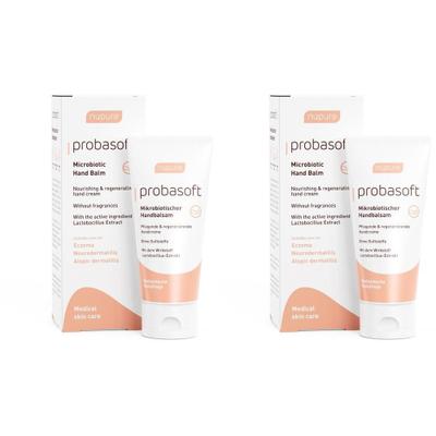 Nupure probasoft mikrobiotischer Handbalsam 2x 2x50 g Creme