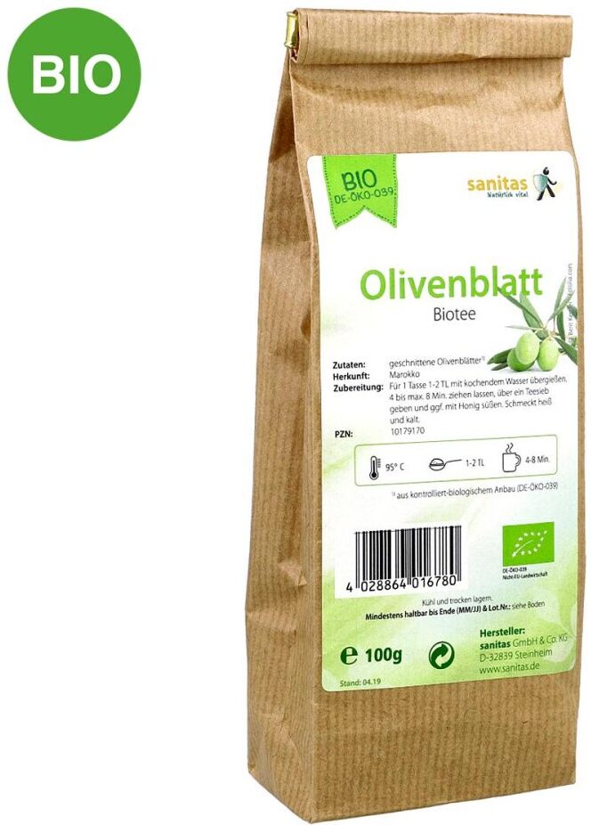 Olivenblatt Biotee 100g