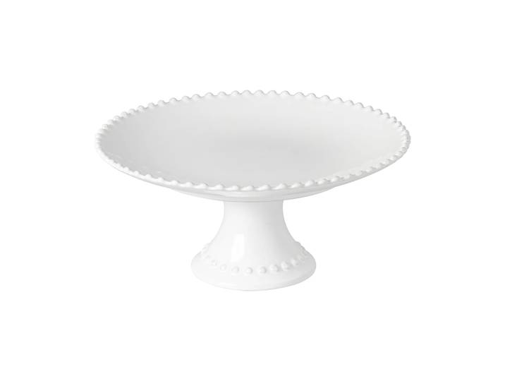 Costa Nova Plat à gâteau Pearl Blanc, Ø28,4 cm