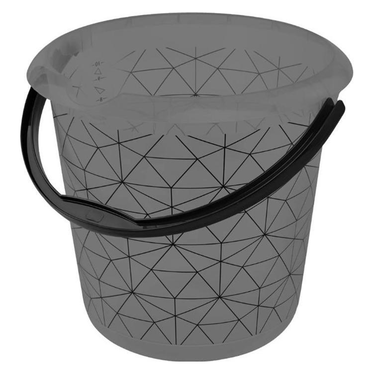 keeeper Deco-Putzeimer ilvie "polygon", rund, 10 Liter (1 Stk.) (1260082721700)