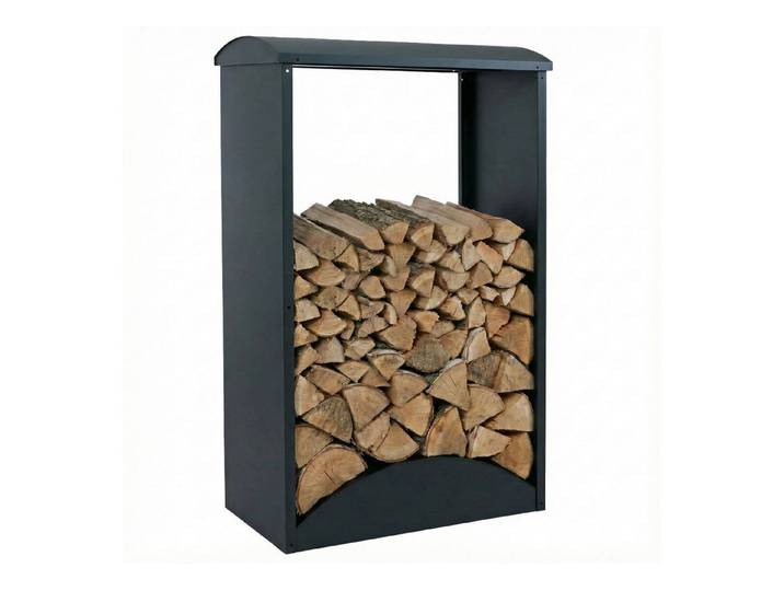 MCW Kaminholzregal MCW-P77, BxTxH:98x50x160 cm, Viel Stauraum für Kamin-/Feuerholz
