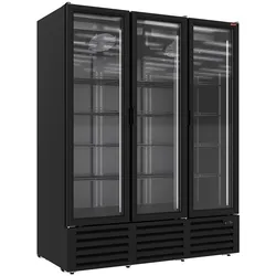 Diamond Positive Kühlvitrine 1455 Liter, 3 Drehtüren - SCHWARZ (DRP16-3B)