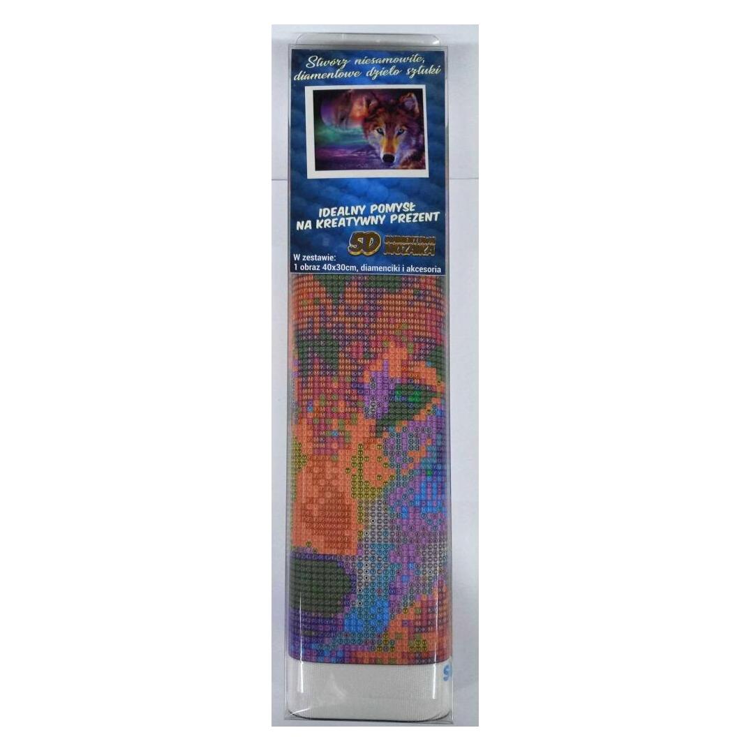 Norimpex Diamant-Mosaik 5D-Stickerei Gemälde Wolf Vollmond (NO-1004952)