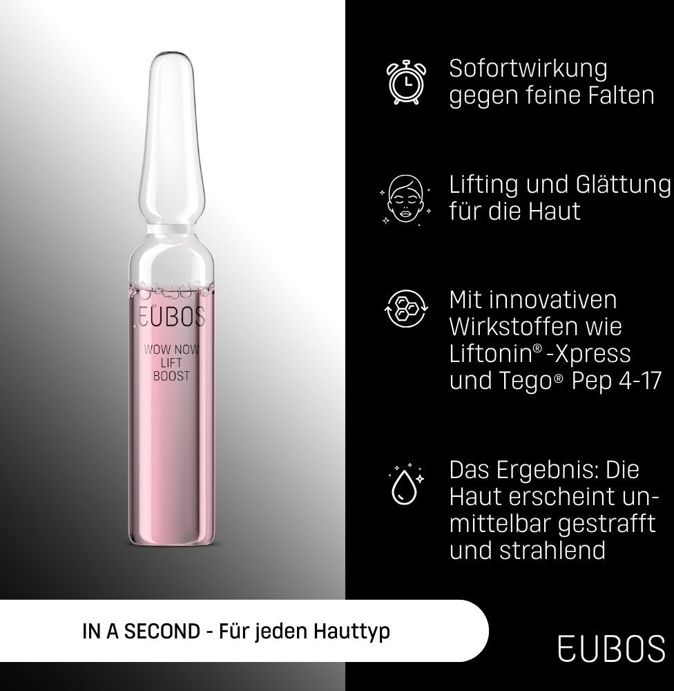 Eubos IN A Second Wow Now Lift Boost Glättungskur 7x2 ml Ampullen