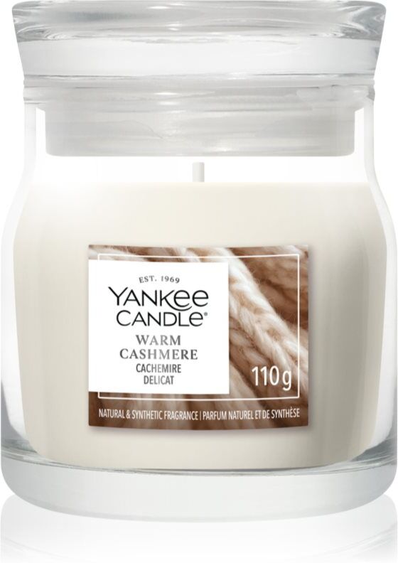 Yankee Candle Warm Cashmere bougie parfumée Signature 110 g