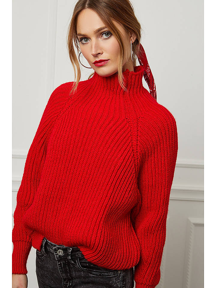 Joséfine Wollpullover "Baby" in Rot - M