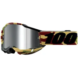 100% Accuri 2 Extra MTB Moto Brille Mission Gläser silber verspiegelt