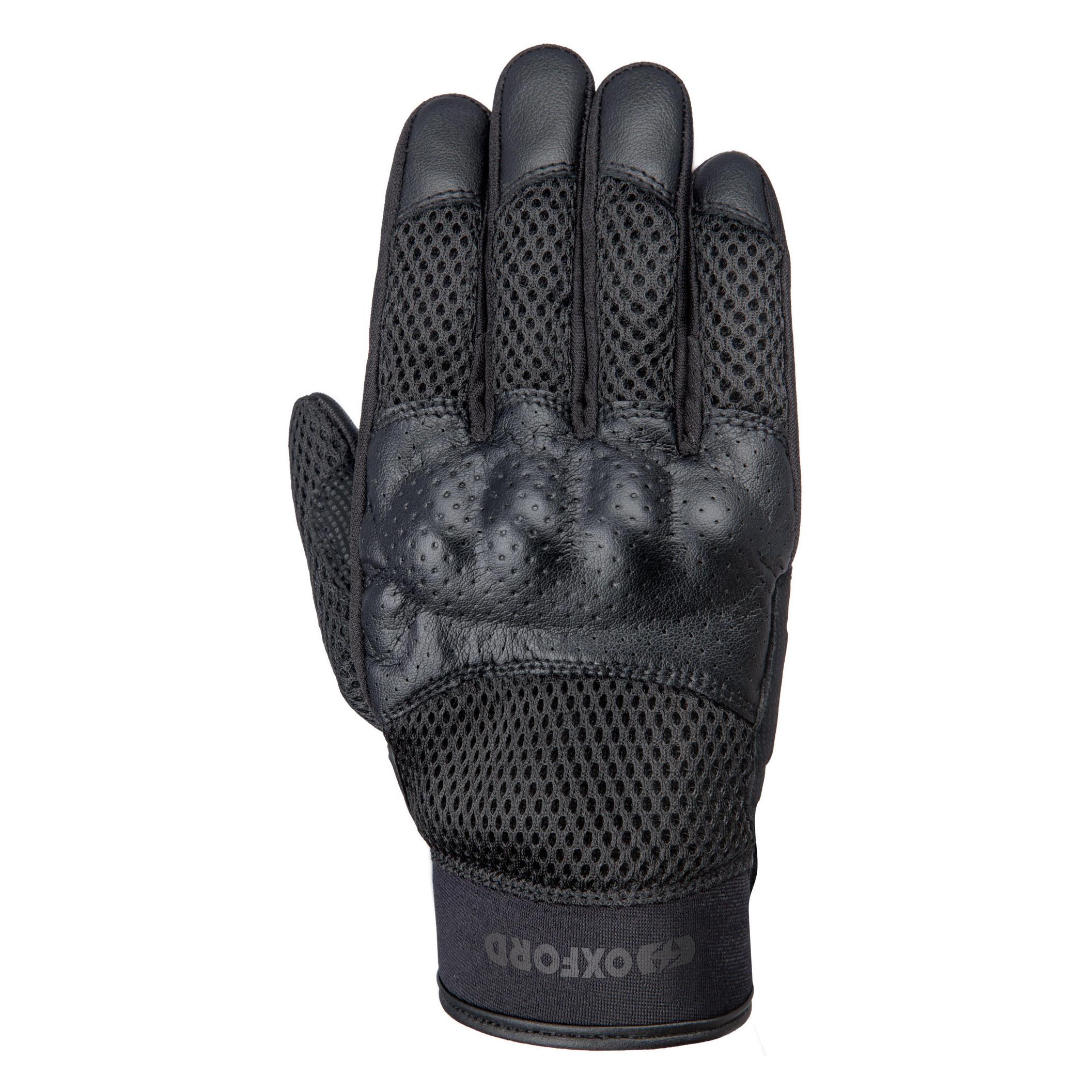 Oxford Spartan Air Mesh Herren Motorradhandschuhe, schwarz, Grösse 3XL (Herren, 3XL) (GM2191013XL)