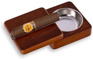 Bey Berk Rosewood Swivel Cigar Ashtray