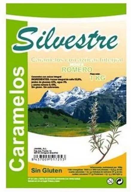 Silvestre Balas Integrais De Alecrim Selvagem 1 Kg