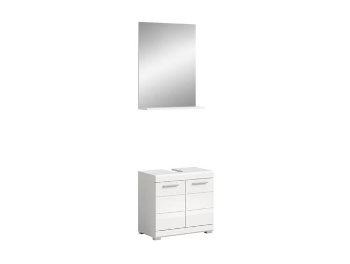 [en.casa] Ensemble de salle de bain Scout blanc brillant