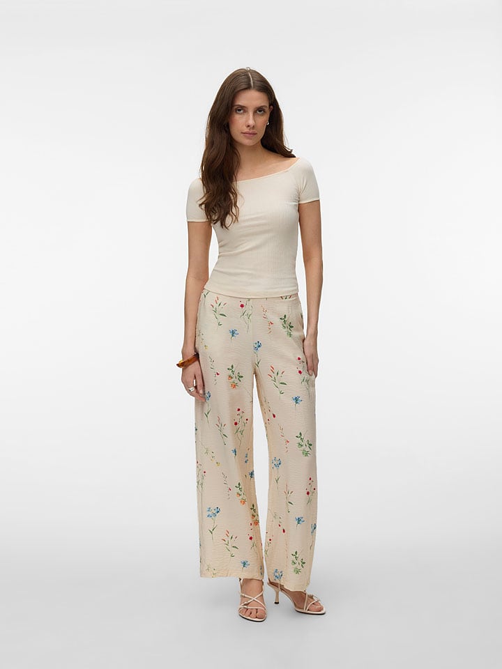 Vero Moda Marlenehose in Beige - M