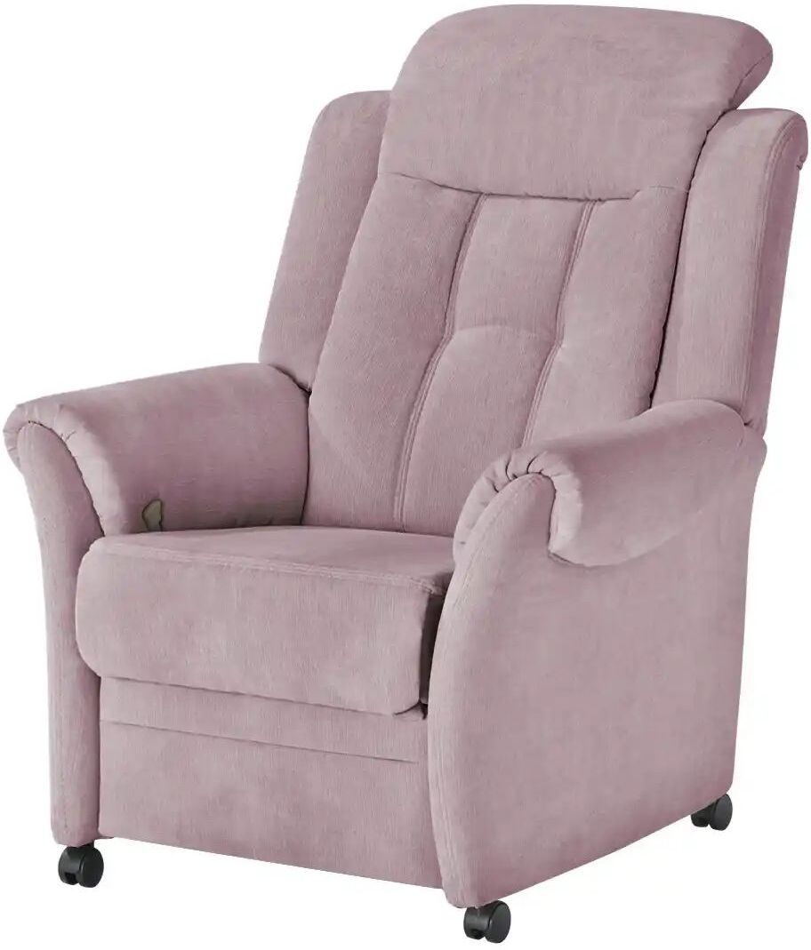 Polstermöbel Oelsa Fernsehsessel auf Rollen Andorra ¦ rosa/pink ¦ Maße (cm): B: