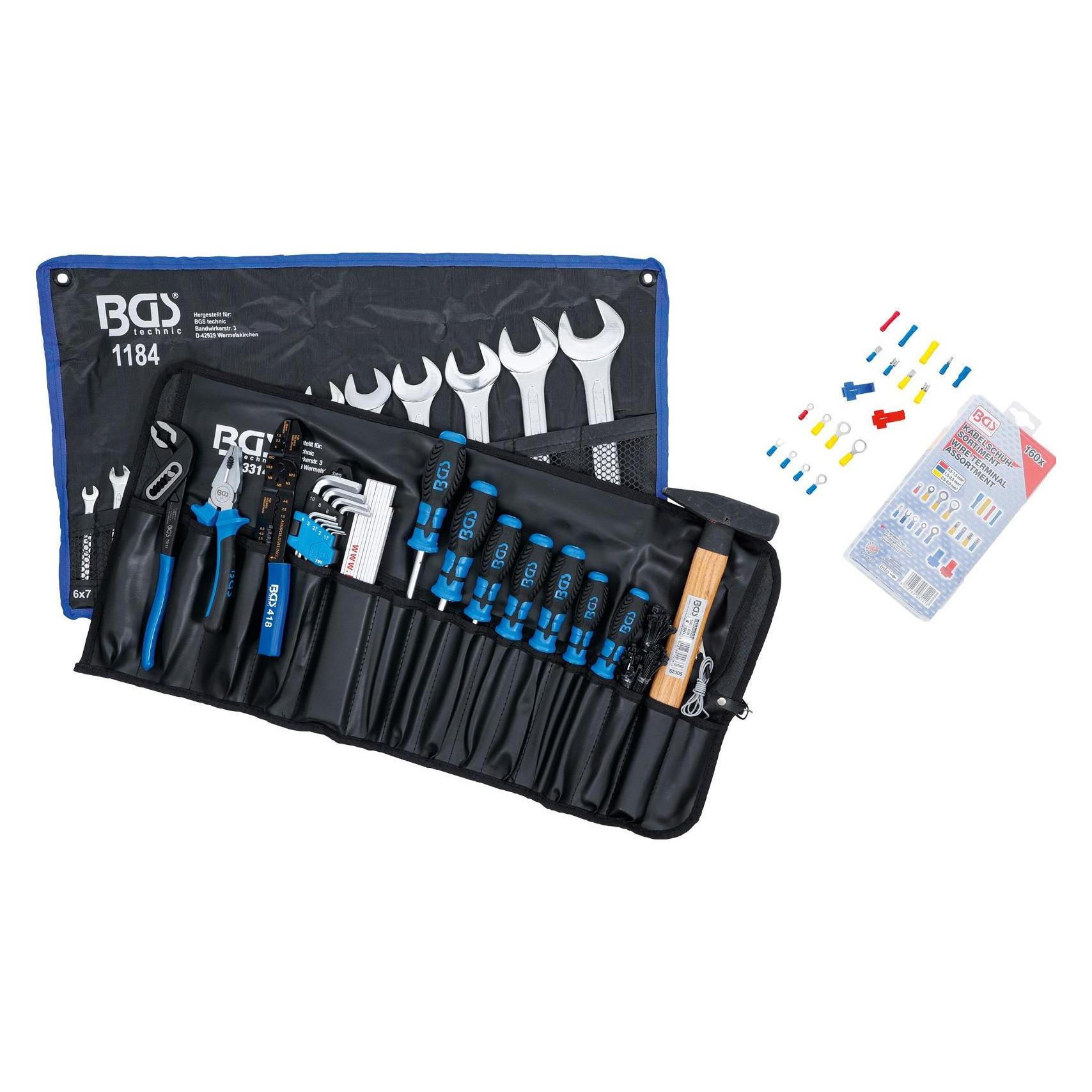 BGS Werkzeugsortiment in Rolltasche 270-tlg. (270 Teile) (3322)