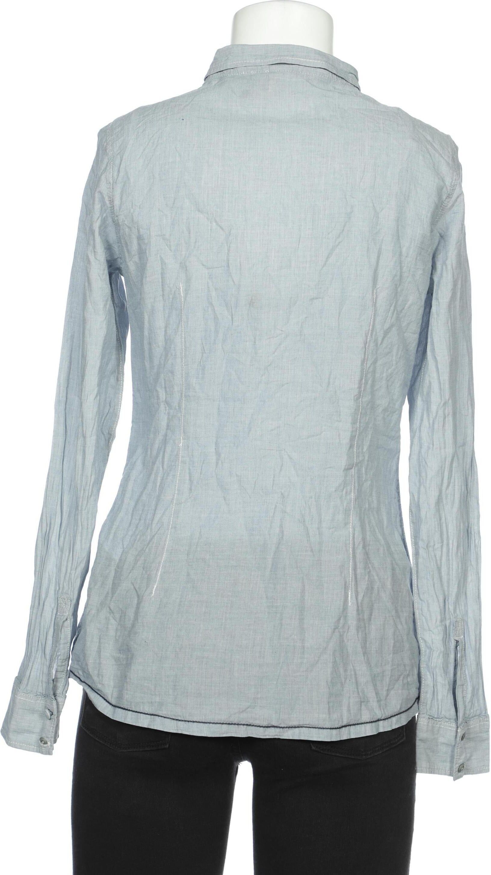 Marc O' Polo Campus by Marc O Polo Damen Bluse, Hellblau, Gr. S, Baumwolle - Second Hand