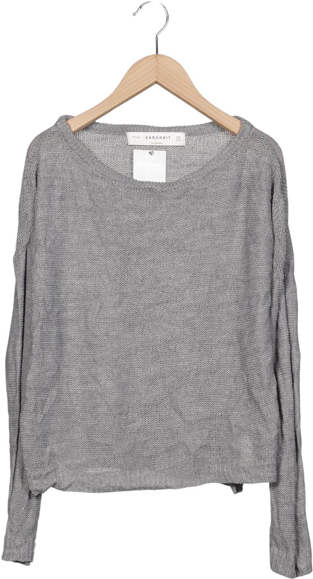 Zara Damen Pullover, Grau, Gr. M, Synthetik - Second Hand