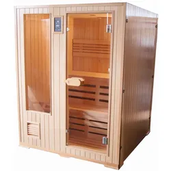 Neuesbad finnische Sauna 152x152x190cm, Hemlock, 3 Personen NB1H603301
