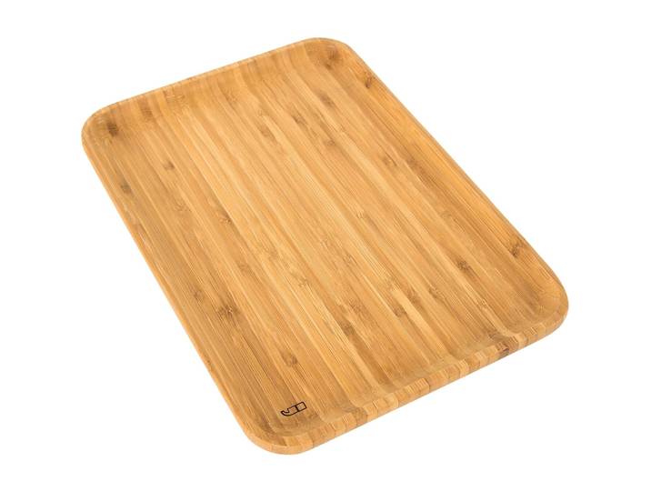 POINT-VIRGULE Tablett Bamboo braun Bambus B 35 T 24 cm - Tablett