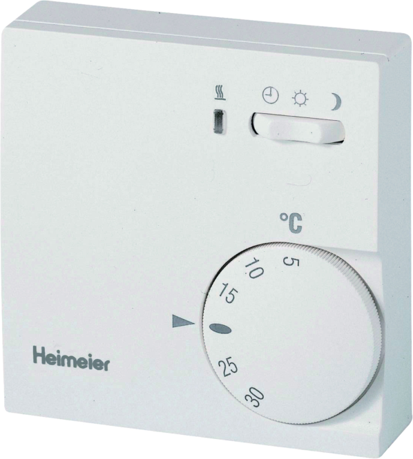 Heimeier Raumthermostat 1938-00.500 230 V, mit Temperaturabsenkung, weiß