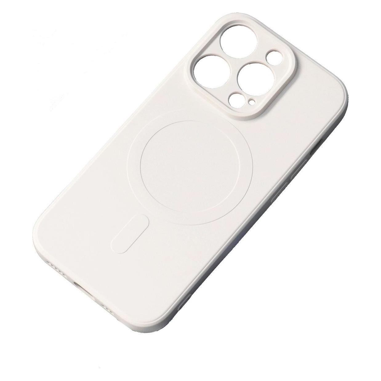 Hurtel Samsung Galaxy S25 Edge Silikonhülle mit MagSafe - Beige (Samsung Galaxy S25 Edge) (58273443)