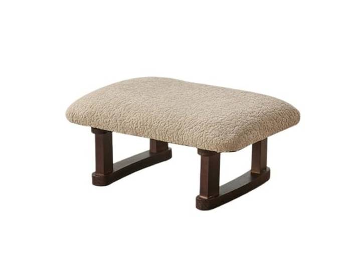 Vielseitig Home Soft Bag Low Stool Sofa Footstep Schlafzimmerteppich(Khaki)