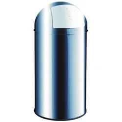 Zwingo Pushbin, Abfalleimer, Silber