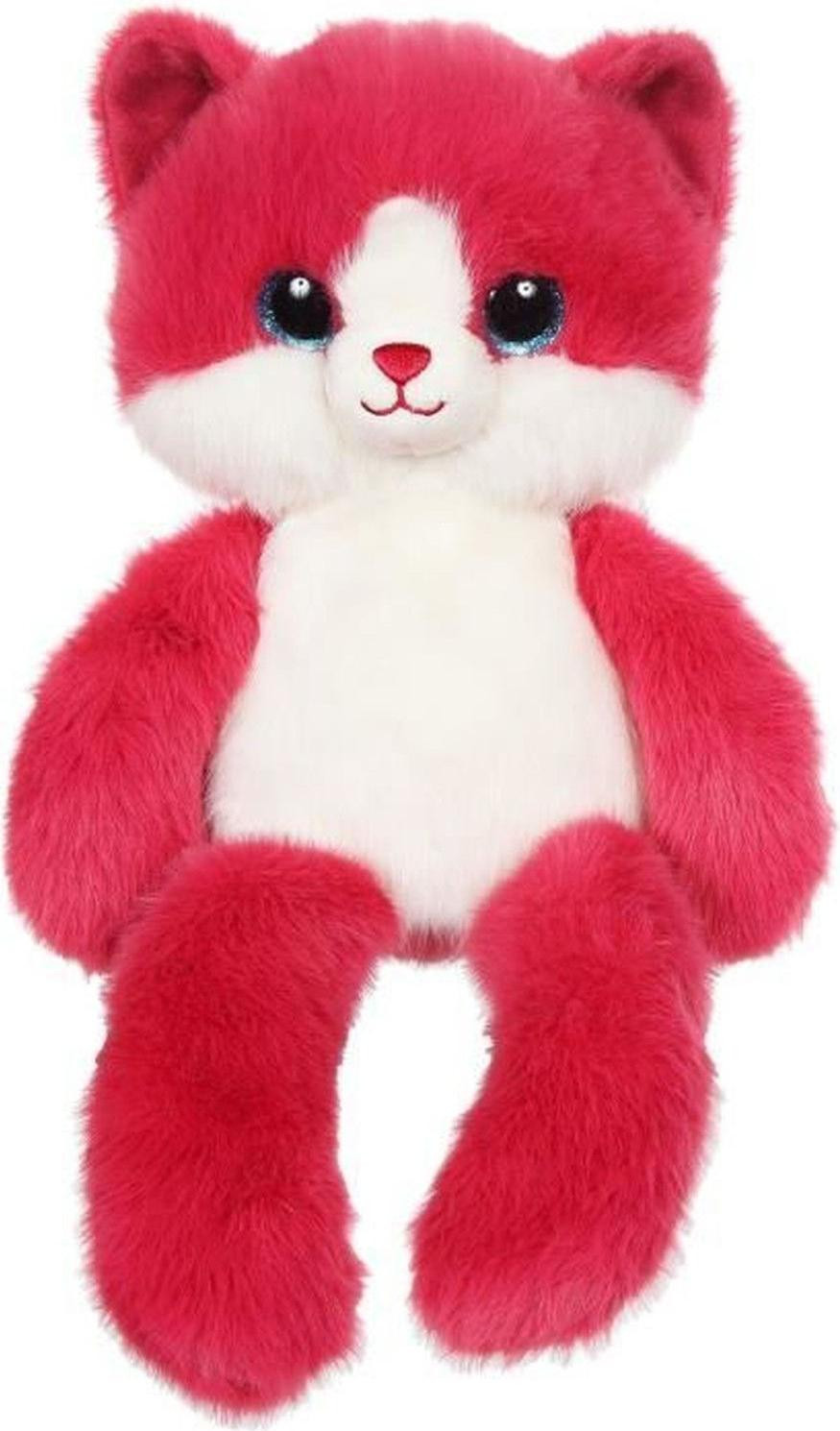 Gipsy Toys Leggies Cat Plush Raspberry - 48 cm