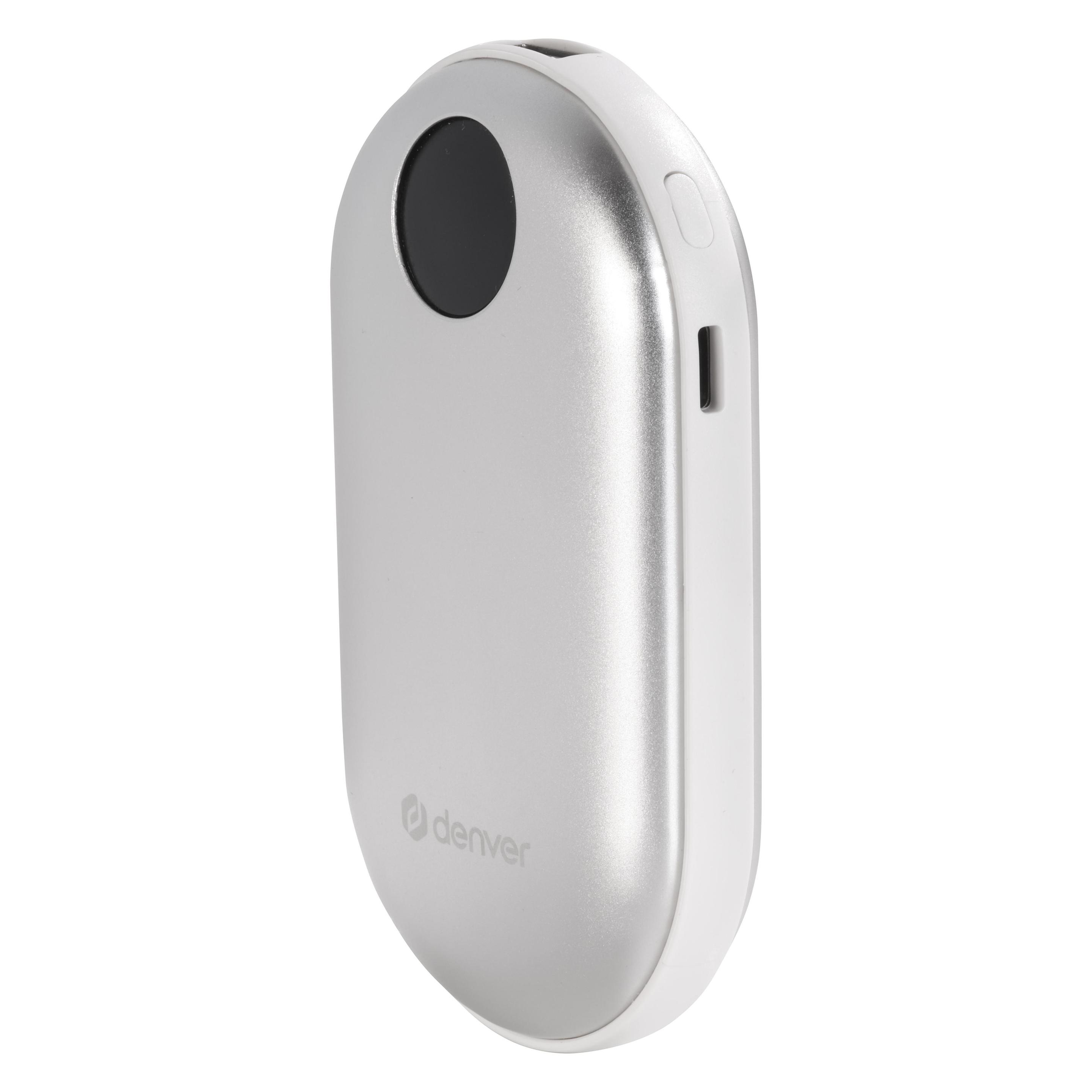 Denver PBH-4003S Powerbank - Sølv - 4000 mAh (4000 mAh, 10 W, 14.80 Wh) (117140200010)