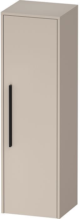 Duravit D-Code Halbhochschrank DC1338RBD910000 Griffe Diamantschwarz, Taupe Matt, 400x1320x36 mm