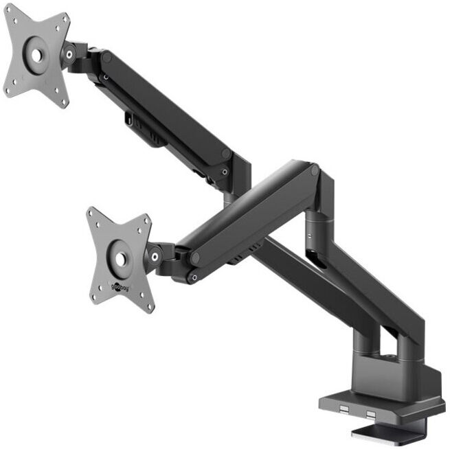 goobay Support double moniteur Pro 70814 réglable en hauteur pivotant (70814)