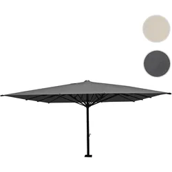 Gastronomie-Luxus-Sonnenschirm HWC-D20, XXL-Schirm Marktschirm, 5x5m (Ø7,2m) Polyester/Alu 90kg ~ anthrazit