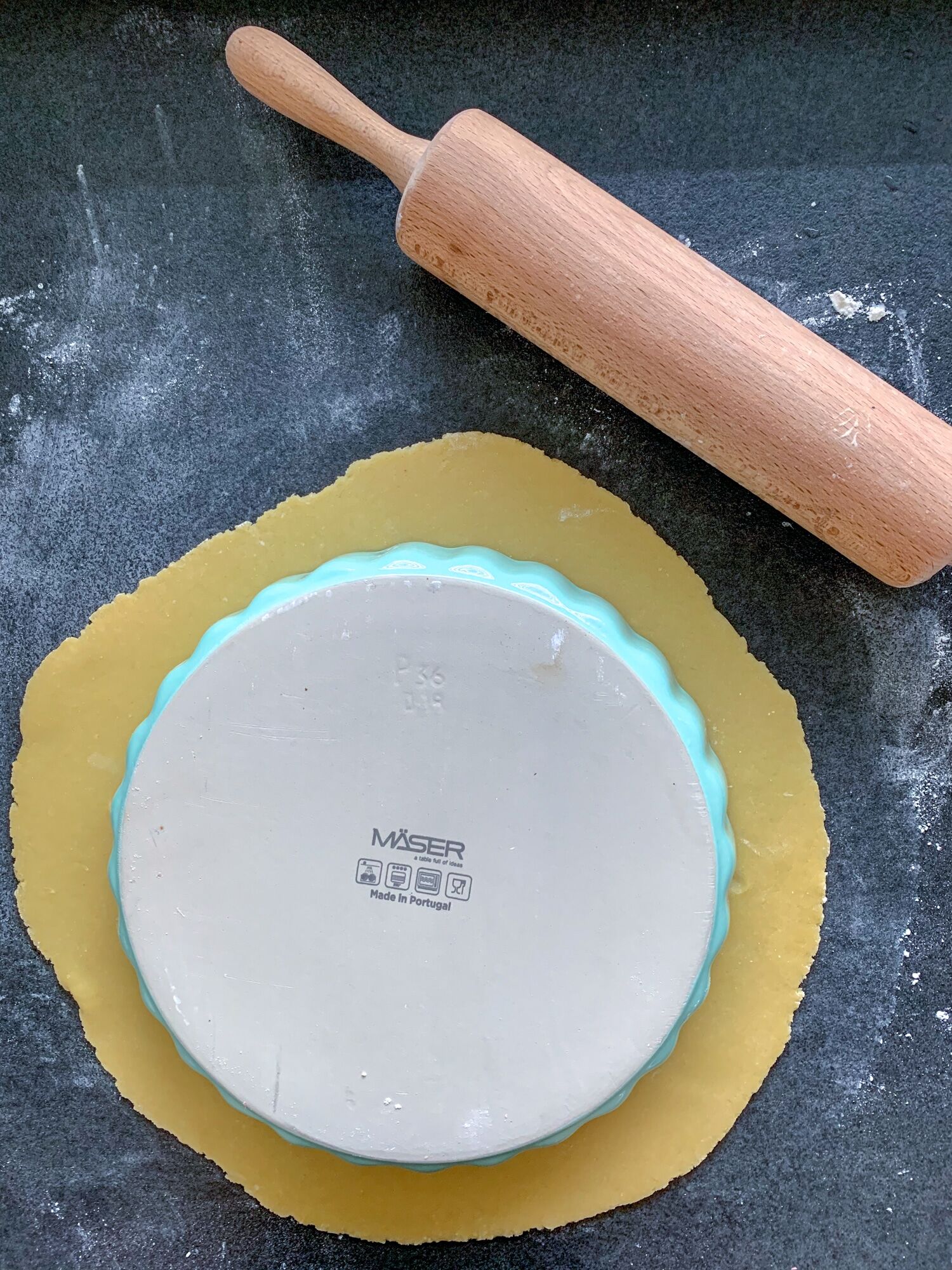 Auflaufform MÄSER "Kitchen Time", blau, Auflaufformen, Auflaufform