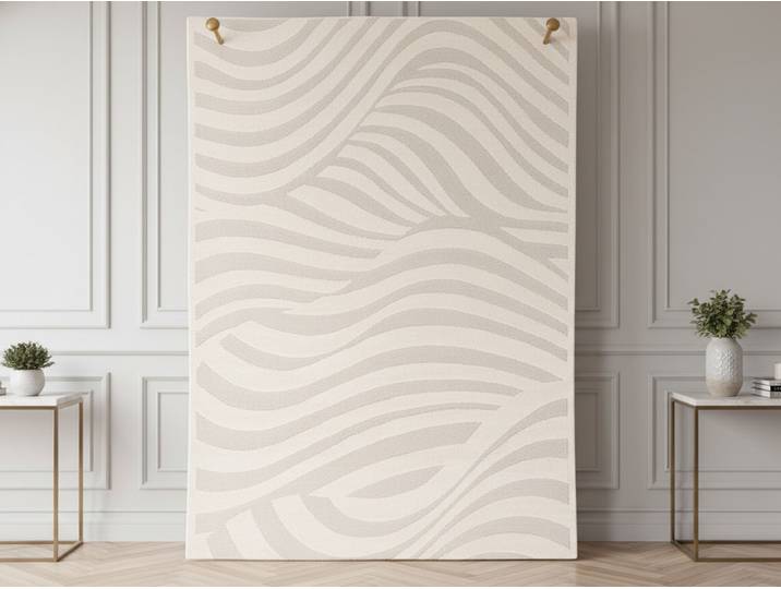 Tapis poils courts AVALON motif abstrait