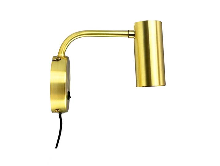 Skagerrak Wandlampe, messing, Ausladung 20cm - Dyberg Larsen - Wohnzimmer - Modern - Metall - Einflammig