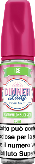 Dinner Lady Watermelon Slices Ice Liquido Shot 20ml Anguria Ghiaccio