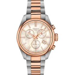 Tissot T-Classic PR 100 36mm T150.217.22.111.00 - Perlmutt hell,Grau und Roségold - 36mm